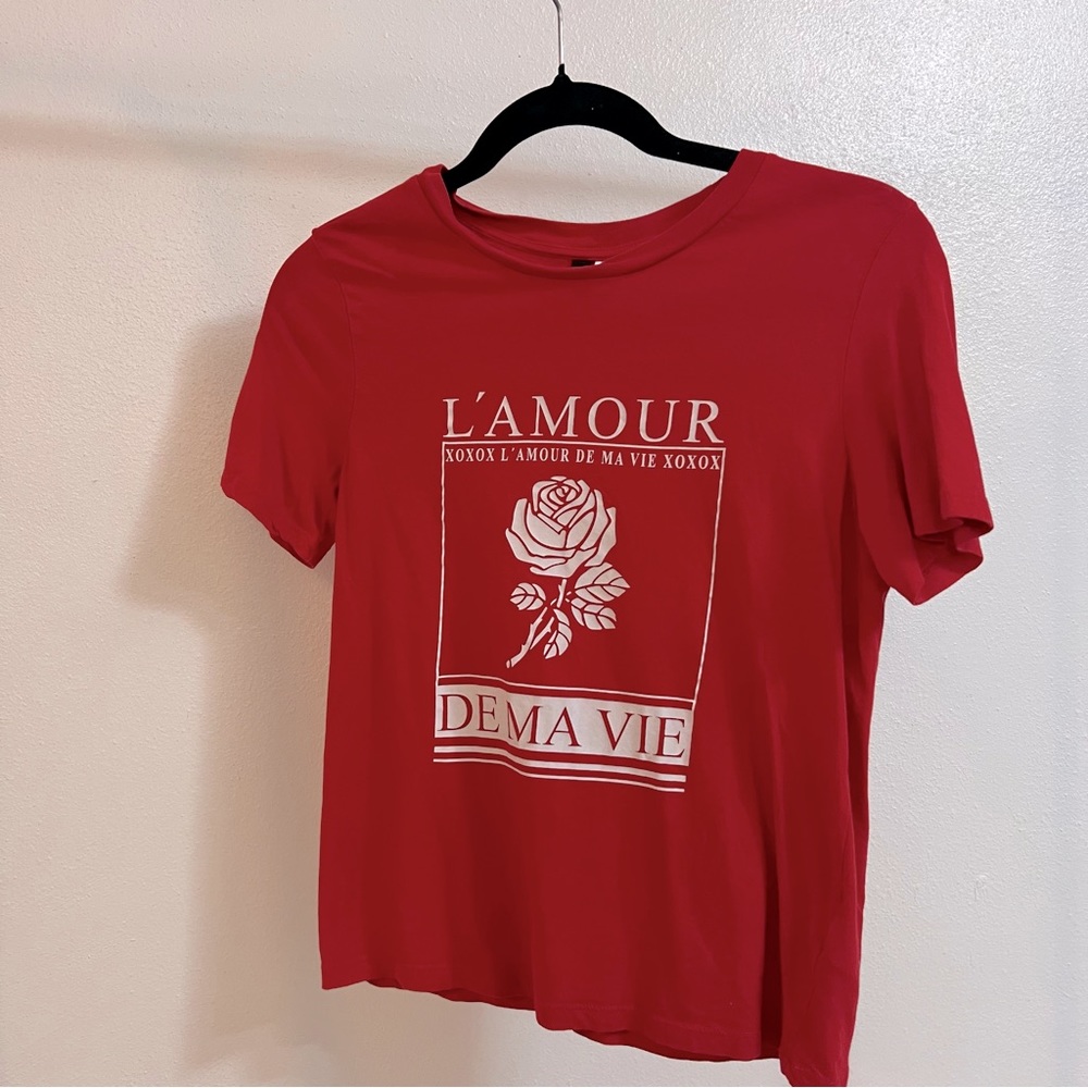 L’amour Red Tshirt